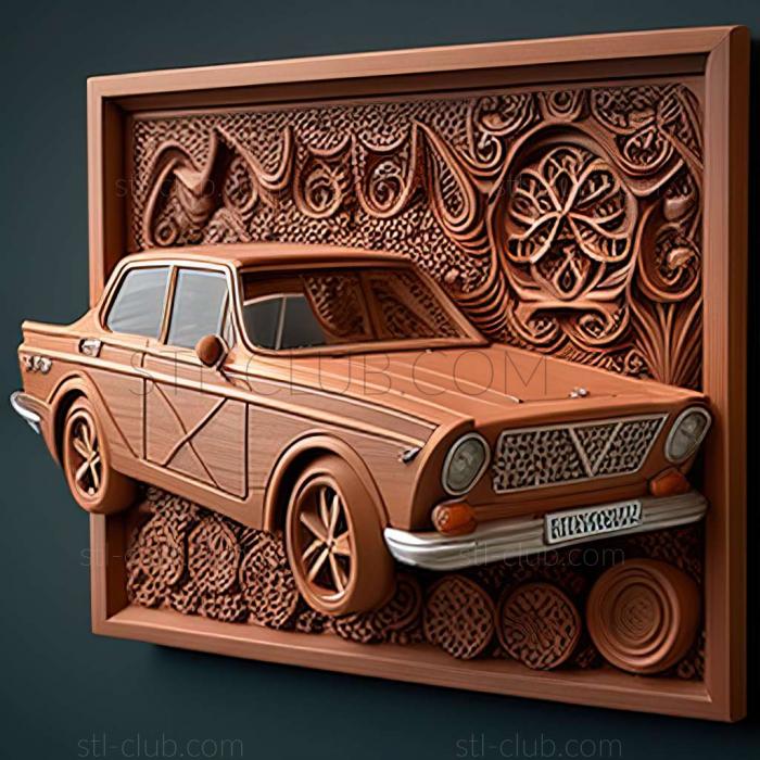 3D мадэль Volvo 140 (STL)